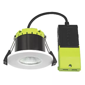 Luceco FType Fixed Fire Rated LED Downlight Matt White 4W 400lm 4 Luceco FType Fixed Fire Rated LED Downlight Matt White 4W 400lm - Image 2