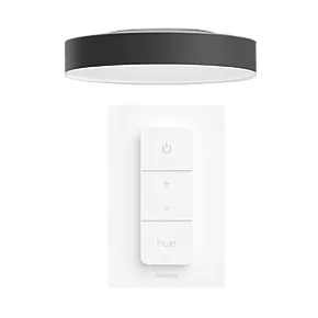 Philips Hue Ambiance Enrave LED Ceiling Light Black 9.6W 950-1220lm 3 Philips Hue Ambiance Enrave LED Ceiling Light Black 9.6W 950-1220lm