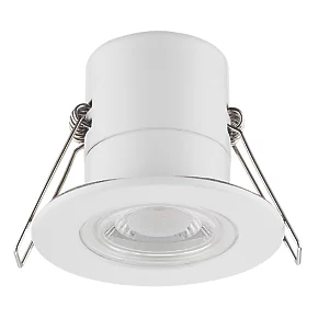 Luceco F-ECO Fixed Fire Rated LED Downlight White 5W 450lm 4 Luceco F-ECO Fixed Fire Rated LED Downlight White 5W 450lm - Image 2