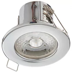 LAP CosmosEco Fixed Fire Rated LED Downlight Chrome 5.5W 500lm 7 LAP CosmosEco Fixed Fire Rated LED Downlight Chrome 5.5W 500lm -Indoor Lighting Sales Store 670GX A1
