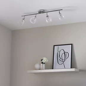 Quay Design Blair LED Bar Spotlight Chrome 10W 200lm 8 Quay Design Blair LED Bar Spotlight Chrome 10W 200lm - Image 6