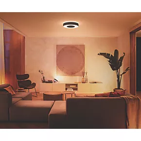 Philips Hue Infuse RGB & White LED Ceiling Light Black 33.5W 2100-2350lm 5 Philips Hue Infuse RGB & White LED Ceiling Light Black 33.5W 2100-2350lm - Image 3