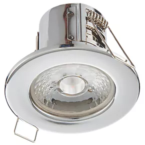 LAP Cosmoseco Fixed Fire Rated LED Downlight Chrome 5.8W 450lm 6 LAP Cosmoseco Fixed Fire Rated LED Downlight Chrome 5.8W 450lm - Image 4