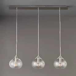 Quay Design Willow 3-Light Bar Pendant Bright Nickel 10 Quay Design Willow 3-Light Bar Pendant Bright Nickel -Indoor Lighting Sales Store 713VG A2