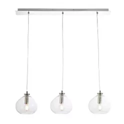 Quay Design Willow 3-Light Bar Pendant Bright Nickel 11 Quay Design Willow 3-Light Bar Pendant Bright Nickel -Indoor Lighting Sales Store 713VG A3