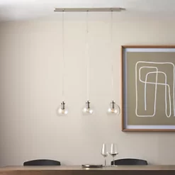 Quay Design Willow 3-Light Bar Pendant Bright Nickel 13 Quay Design Willow 3-Light Bar Pendant Bright Nickel -Indoor Lighting Sales Store 713VG A5