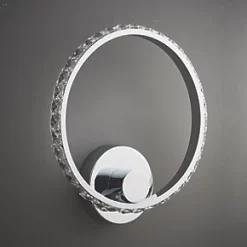 Quay Design Reena LED Integrated Wall Light Chrome 6W 580lm 10 Quay Design Reena LED Integrated Wall Light Chrome 6W 580lm -Indoor Lighting Sales Store 717VG A2