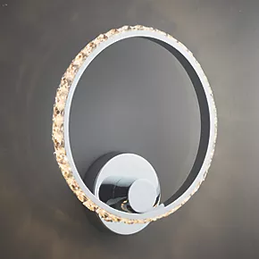 Quay Design Reena LED Integrated Wall Light Chrome 6W 580lm 3 Quay Design Reena LED Integrated Wall Light Chrome 6W 580lm