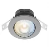 Calex SMD 220-240V 2700-6500K Adjustable Tilting Head LED Smart Downlight With Variable White Light Steel 4.9W 345lm 2 Calex SMD 220-240V 2700-6500K Adjustable Tilting Head LED Smart Downlight With Variable White Light Steel 4.9W 345lm -Indoor Lighting Sales Store 723RT P