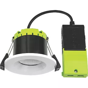 Luceco FType Compact Regressed Fixed Fire Rated LED Downlight White 4W 400lm 3 Luceco FType Compact Regressed Fixed Fire Rated LED Downlight White 4W 400lm