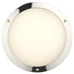 Saxby Anchorage LED Bathroom Ceiling Light Chrome 9W 650lm 9 Saxby Anchorage LED Bathroom Ceiling Light Chrome 9W 650lm -Indoor Lighting Sales Store 745PP A3