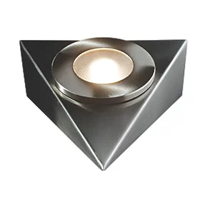 Robus Royal Triangular LED Cabinet Light Brushed Chrome 2.5W 190lm 3 Robus Royal Triangular LED Cabinet Light Brushed Chrome 2.5W 190lm