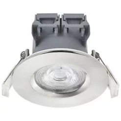 LAP Fixed LED Downlight Brushed Nickel 5W 370lm