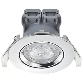 LAP Tilt LED Downlight Chrome 4.5W 400lm 3 LAP Tilt LED Downlight Chrome 4.5W 400lm