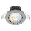 Calex SMD 220-240V 2700-6500K Adjustable Tilting Head LED Smart Downlight With Variable White Light Steel 4.9W 345lm 3 Pack 2 Calex SMD 220-240V 2700-6500K Adjustable Tilting Head LED Smart Downlight With Variable White Light Steel 4.9W 345lm 3 Pack -Indoor Lighting Sales Store 774KH P
