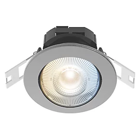 Calex SMD 220-240V 2700-6500K Adjustable Tilting Head LED Smart Downlight With Variable White Light Steel 4.9W 345lm 3 Pack 3 Calex SMD 220-240V 2700-6500K Adjustable Tilting Head LED Smart Downlight With Variable White Light Steel 4.9W 345lm 3 Pack