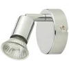 Sasha Round 1-Light Spotlight Chrome 1 Sasha Round 1-Light Spotlight Chrome -Indoor Lighting Sales Store 7954V P