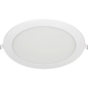 Luceco ECO Circular Fixed LED Low Profile Slimline Downlight White 22W 1530lm 3 Luceco ECO Circular Fixed LED Low Profile Slimline Downlight White 22W 1530lm
