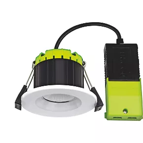 Luceco FTYPE COMPACT Fixed Cylinder Fire Rated LED Downlight White 6W 600lm 7 Luceco FTYPE COMPACT Fixed Cylinder Fire Rated LED Downlight White 6W 600lm - Image 5