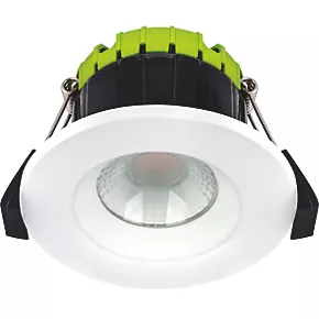 Luceco FTYPE COMPACT Fixed Cylinder Fire Rated LED Downlight White 6W 600lm 3 Luceco FTYPE COMPACT Fixed Cylinder Fire Rated LED Downlight White 6W 600lm