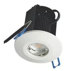Robus Triumph Activate Fixed Fire Rated LED Downlight White 8W 730lm