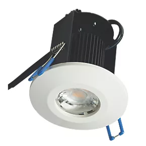 Robus Triumph Activate Fixed Fire Rated LED Downlight White 8W 730lm 3 Robus Triumph Activate Fixed Fire Rated LED Downlight White 8W 730lm