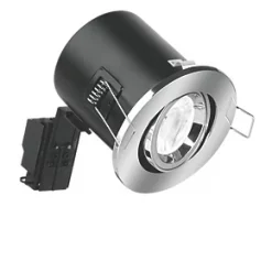 Aurora EFD Adjustable Fire Rated LED Downlight Polished Chrome 5W 500lm