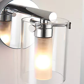 Quay Design Ava LED Bathroom Wall Light Chrome 2.5W 200lm 3 Quay Design Ava LED Bathroom Wall Light Chrome 2.5W 200lm - Image 2