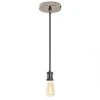 4lite WiZ Connected LED ST64 Smart Pendant Light Blackened Silver 6.5W 720lm -Indoor Lighting Sales Store 825PH P