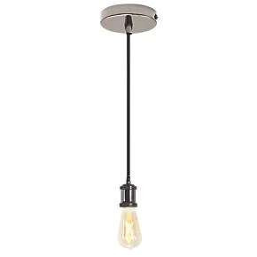 4lite WiZ Connected LED ST64 Smart Pendant Light Blackened Silver 6.5W 720lm 3 4lite WiZ Connected LED ST64 Smart Pendant Light Blackened Silver 6.5W 720lm