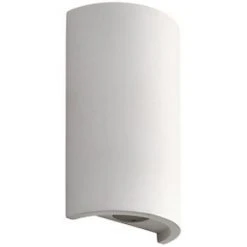 Saxby LED Plaster Up & Down Wall Light White 4W 460lm