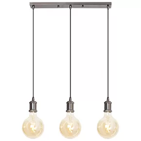 4lite WiZ Connected LED 3-Way Bar Smart Pendant Light Blackened Silver 6.5W 720lm 3 4lite WiZ Connected LED 3-Way Bar Smart Pendant Light Blackened Silver 6.5W 720lm