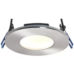 LAP IndoPro Fixed Fire Rated LED Downlight Satin Nickel 9W 450lm