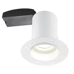 LAP Eclipse Fixed Fire Rated Plaster-In Downlight White 5 LAP Eclipse Fixed Fire Rated Plaster-In Downlight White -Indoor Lighting Sales Store 923KJ A1