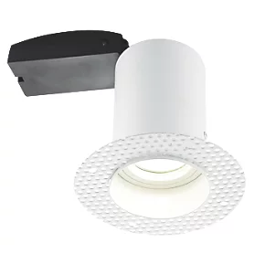 LAP Eclipse Fixed Fire Rated Plaster-In Downlight White 4 LAP Eclipse Fixed Fire Rated Plaster-In Downlight White - Image 2