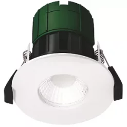 Luceco FType EFT60W Colour Change Fixed Fire Rated LED Downlight White 6W 600lm