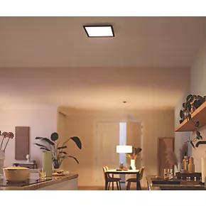 Philips SceneSwitch LED Panel Ceiling Light Black 12W 1100lm 4 Philips SceneSwitch LED Panel Ceiling Light Black 12W 1100lm - Image 2