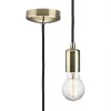 Knightsbridge 8270LAB Contemporary Long Pendant Antique Brass 1 Knightsbridge 8270LAB Contemporary Long Pendant Antique Brass -Indoor Lighting Sales Store 952TY P