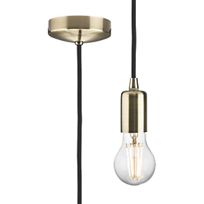 Knightsbridge 8270LAB Contemporary Long Pendant Antique Brass 3 Knightsbridge 8270LAB Contemporary Long Pendant Antique Brass