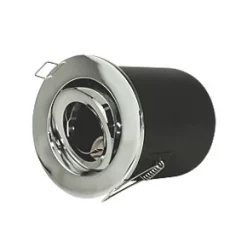 LAP Adjustable Fire Rated Downlight Polished Chrome 12 LAP Adjustable Fire Rated Downlight Polished Chrome -Indoor Lighting Sales Store 9673V A4