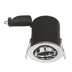 LAP Adjustable Fire Rated Downlight Polished Chrome