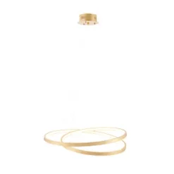 Quay Design Hoops LED Ceiling Pendant Light Gold Leaf 32W 1400lm 9 Quay Design Hoops LED Ceiling Pendant Light Gold Leaf 32W 1400lm -Indoor Lighting Sales Store 967VG A1