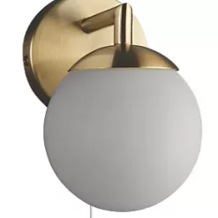 Quay Design Milo LED Bathroom Wall Light Brushed Brass 2.5W 200lm 10 Quay Design Milo LED Bathroom Wall Light Brushed Brass 2.5W 200lm -Indoor Lighting Sales Store 969VH A2