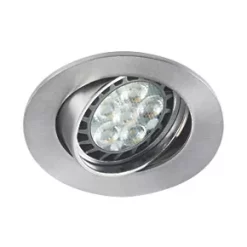 Sylvania SylSpot Adjustable LED Downlight Brushed Aluminium 5.5W 345lm