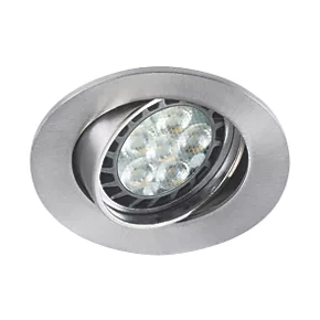 Sylvania SylSpot Adjustable LED Downlight Brushed Aluminium 5.5W 345lm 3 Sylvania SylSpot Adjustable LED Downlight Brushed Aluminium 5.5W 345lm