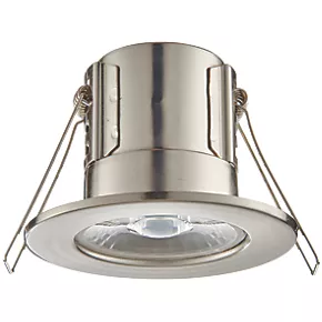 LAP Cosmoseco Fixed Fire Rated LED Downlight Satin Nickel 5.8W 450lm 10 Pack 4 LAP Cosmoseco Fixed Fire Rated LED Downlight Satin Nickel 5.8W 450lm 10 Pack - Image 2